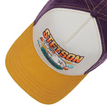 Stetson - Trucker Cap - Powder - White/Purple/Yellow - Headz Up 
