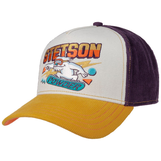 Stetson - Trucker Cap - Powder - White/Purple/Yellow