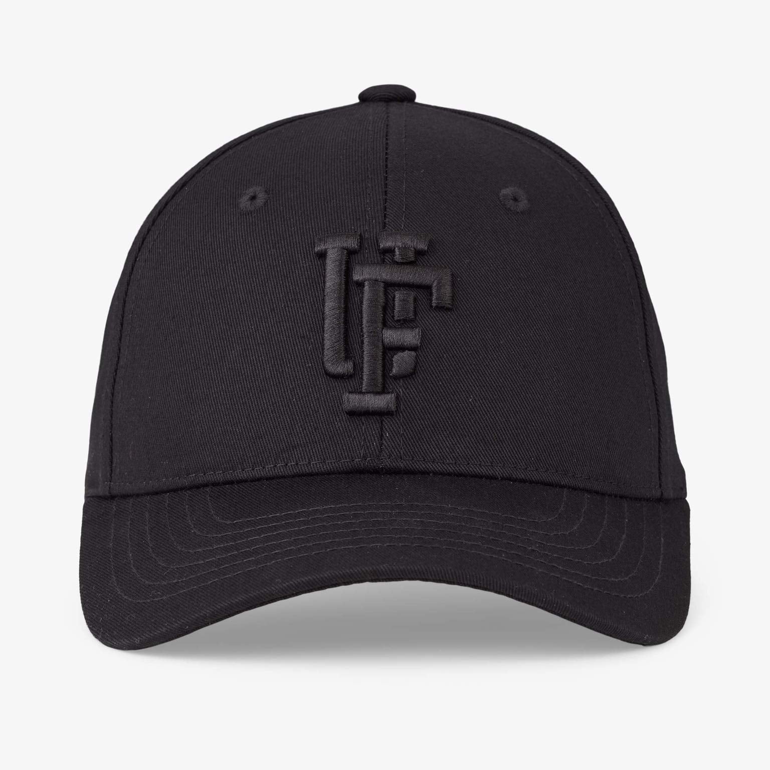 Upfront - Spinback Low Crown Baseball Cap - Black On Black - Headz Up 