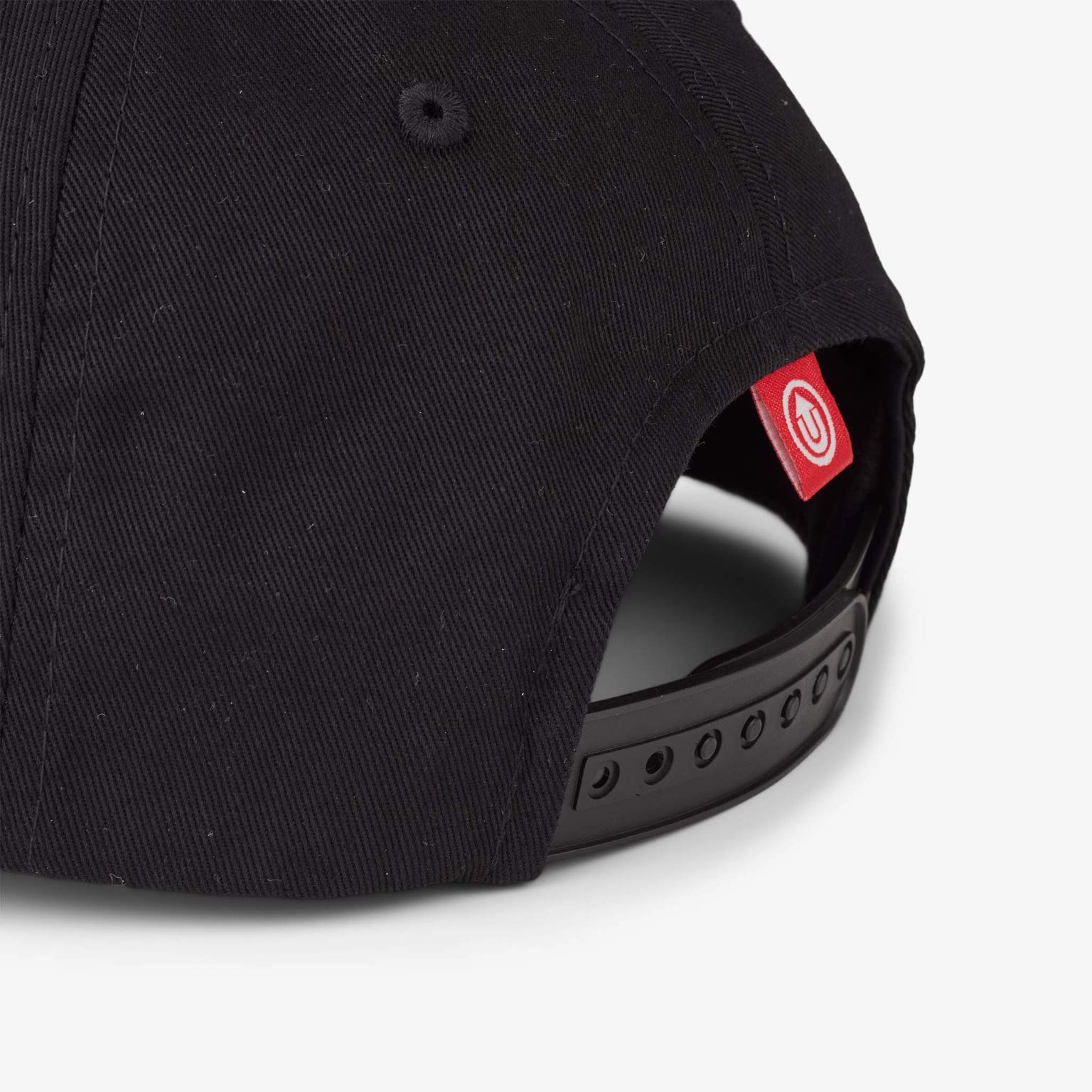 Upfront - Spinback Low Crown Baseball Cap - Black On Black - Headz Up 