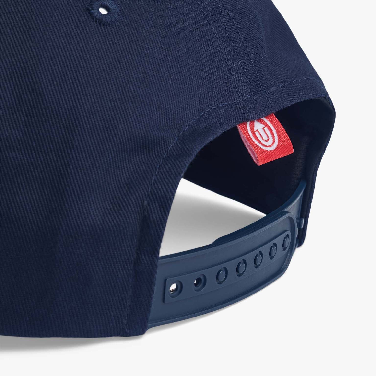 Upfront - Spinback Low Crown Baseball Cap - Dark Navy White - Headz Up 