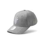 Upfront Nordic Headwear - SPINBACK Baseball Cap - Crown 4 - Light Grey/Mel White - Headz Up 