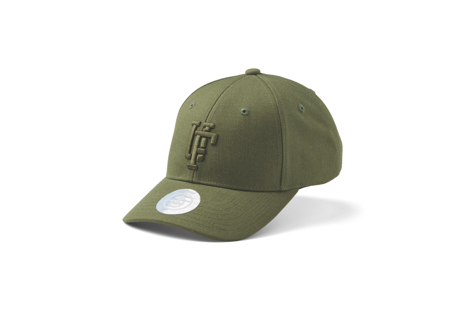 Upfront Nordic Headwear - SPINBACK Baseball Cap - Crown 4 - Olive/Olive - Headz Up 
