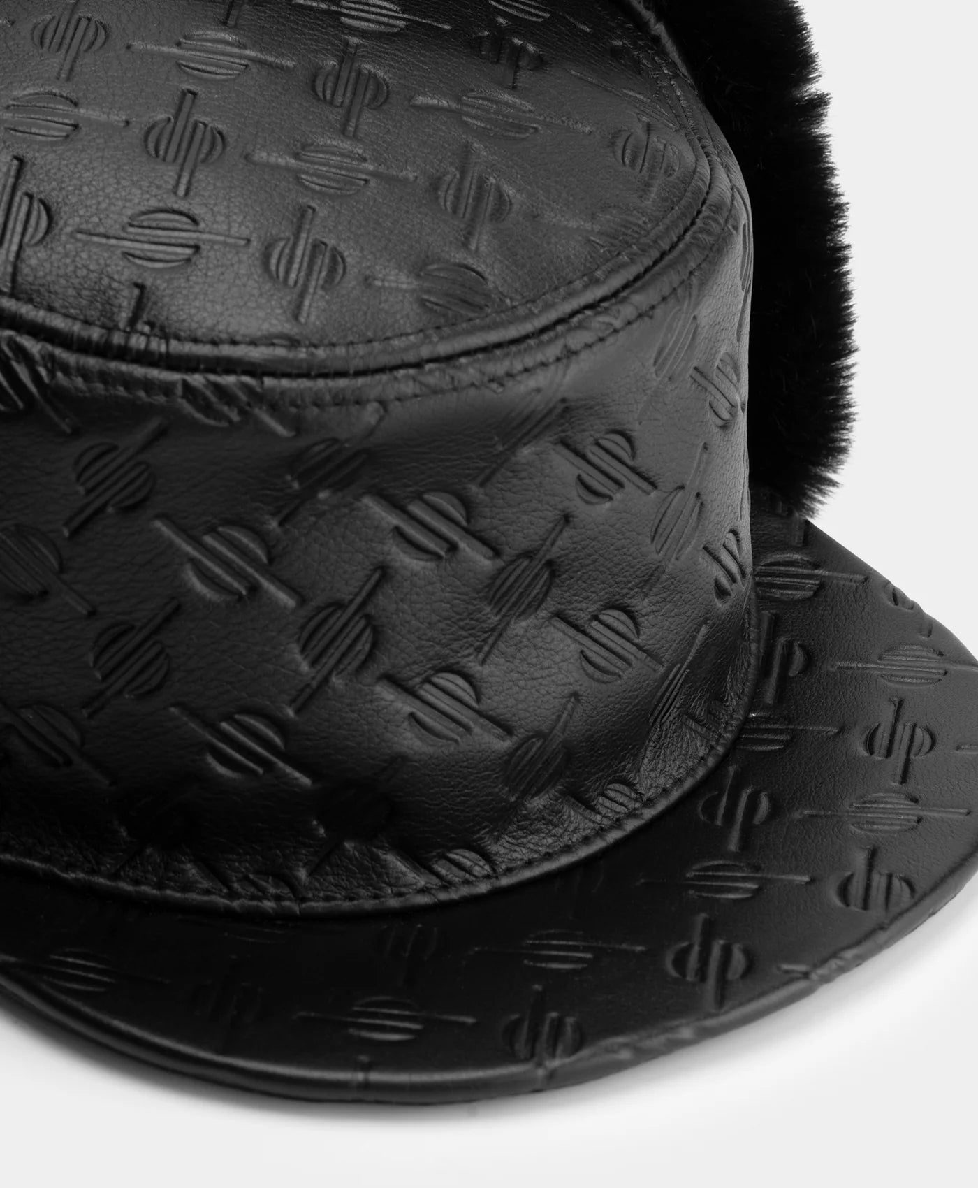 DAILY PAPER Monogram chapka hat Black