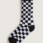 VANS - Checkerboard Crew Socks - Black/White - Headz Up 