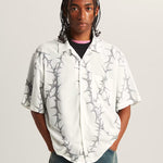VANS - VAN DOREN Print Shirt - White - Headz Up 