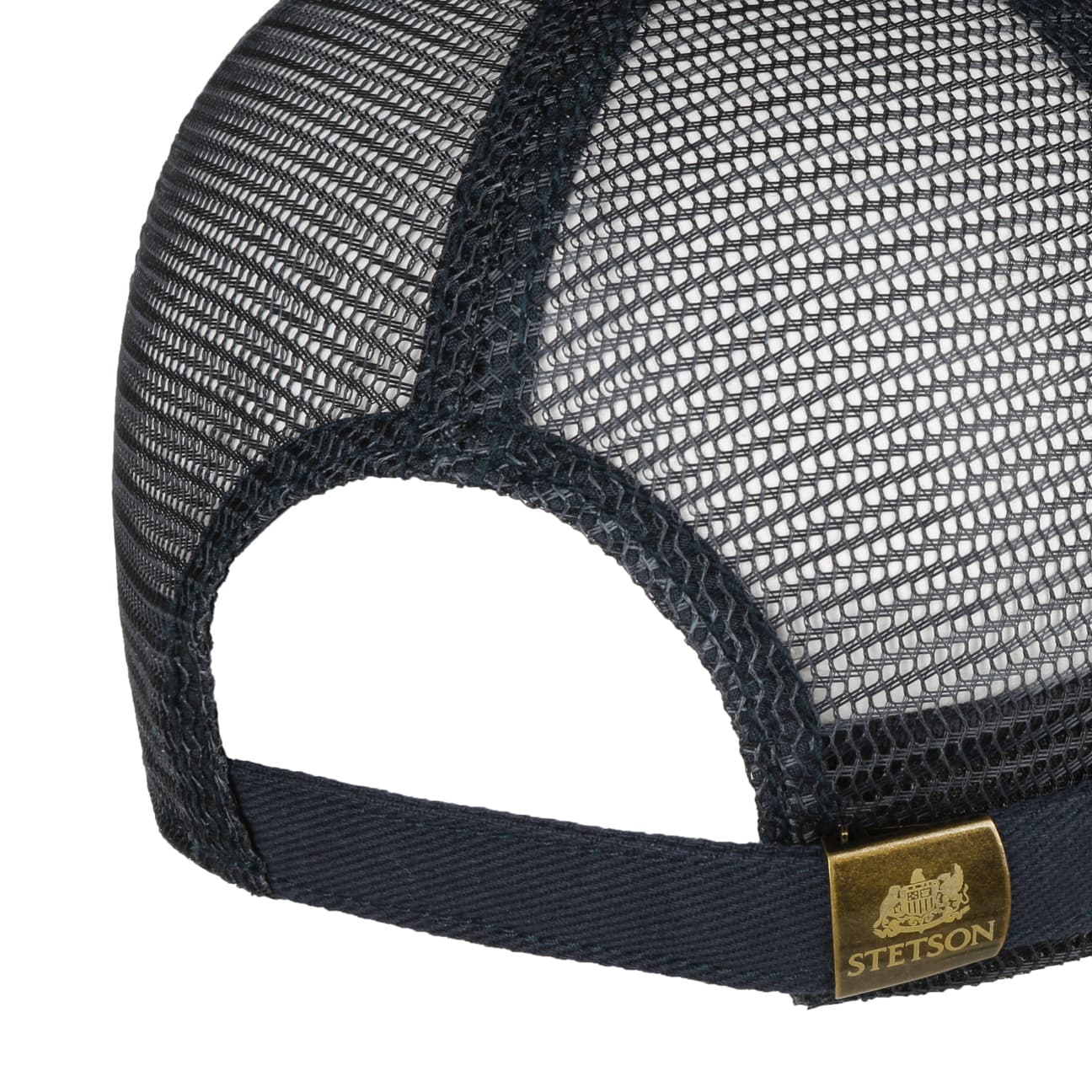 Stetson - Vintage Brushed Twill Trucker Cap - Navy - Headz Up 