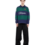 BLS - Florentina Polo LS - Green/Navy - Headz Up 