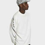 Hvid Lau Lau T-shirt med loop waffle-design, afslappet pasform, blødt bomuldsmateriale, perfekt til hverdagsbrug.
