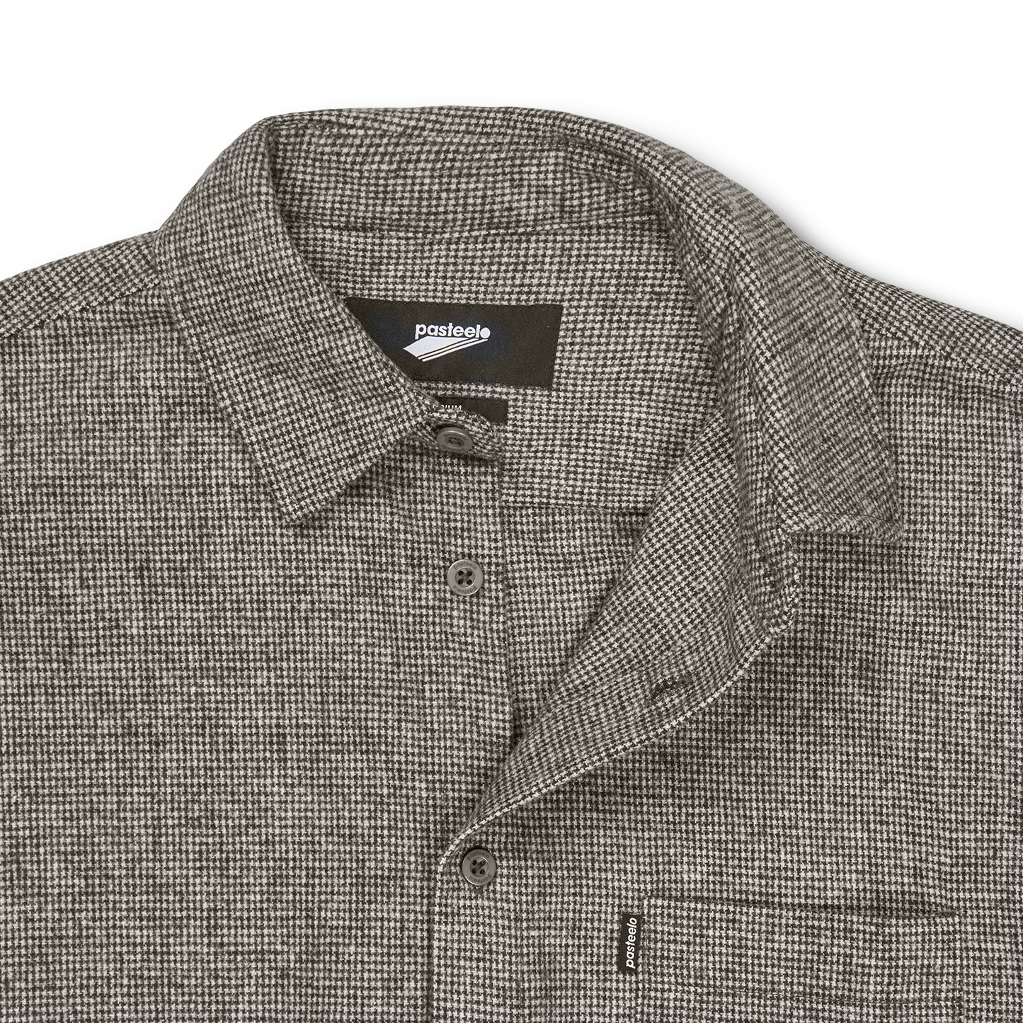 Pasteelo - WOOL BLEND SHIRT - Micro check - Headz Up 