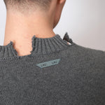 LAU LAU- Distressed Sweater - Grey - Headz Up 
