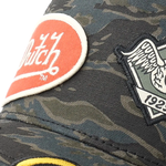 Von Dutch baseballkasket med tiger camo mønster i A-Frame stil, moderne og casual tilbehør.
