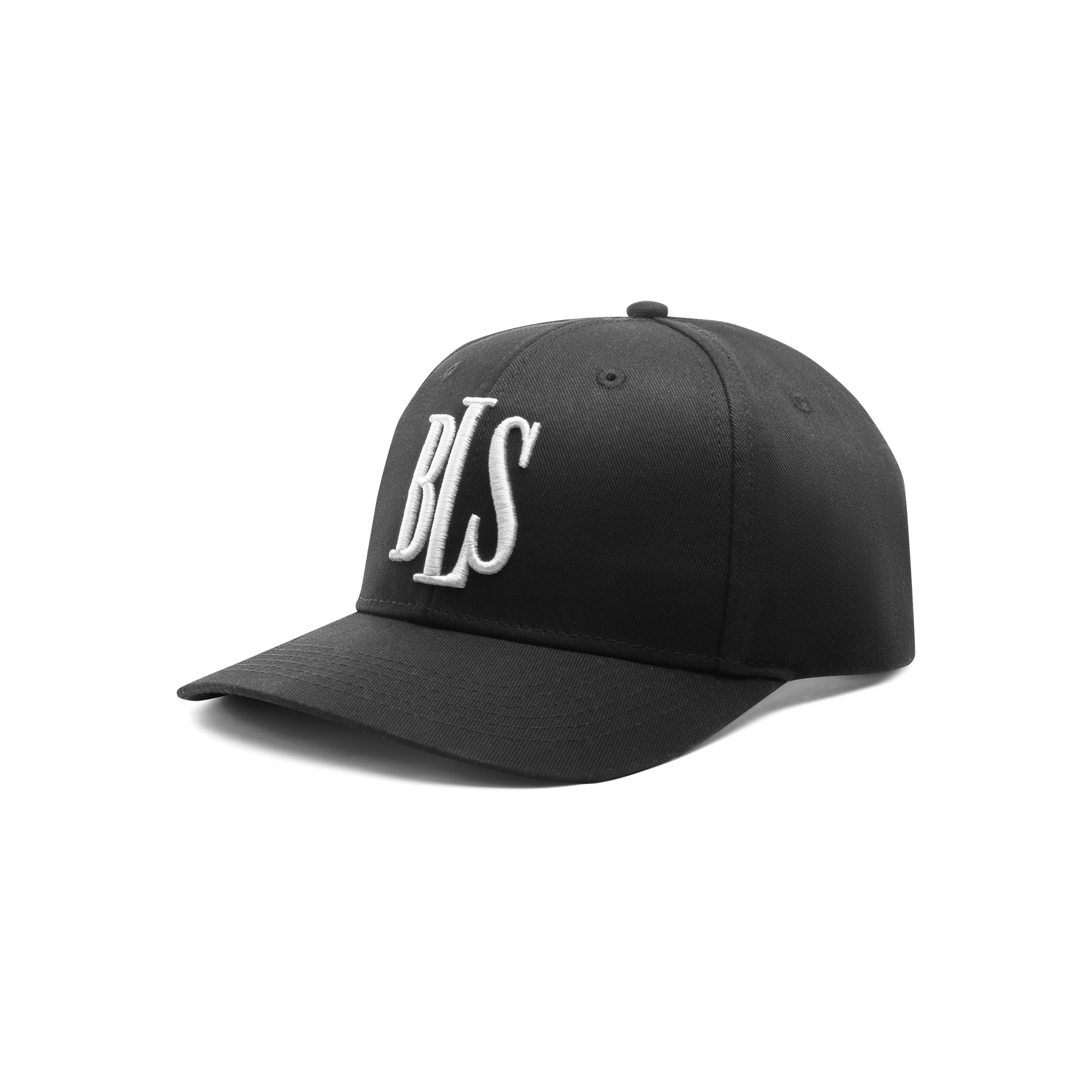 BLS - Classic Baseball Cap - Black/White - Headz Up 