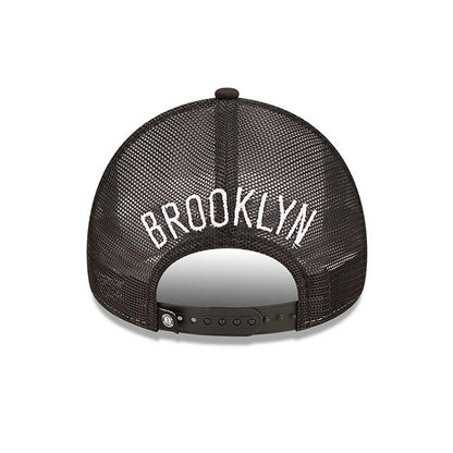 Color Block Trucker Cap Brooklyn Nets - Black - Headz Up 