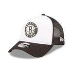 Color Block Trucker Cap Brooklyn Nets - Black - Headz Up 