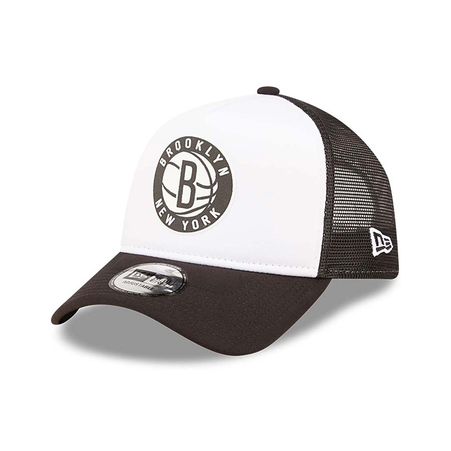 Color Block Trucker Cap Brooklyn Nets - Black - Headz Up 