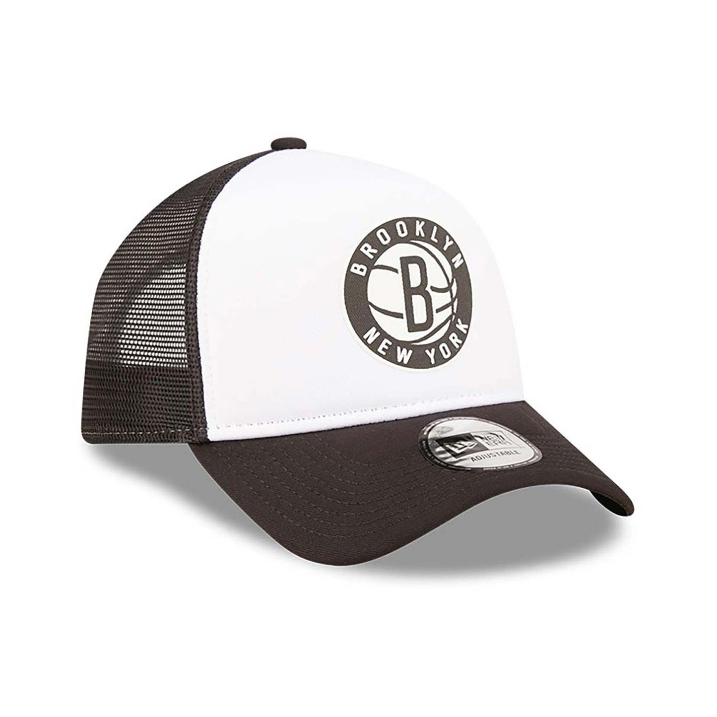 Color Block Trucker Cap Brooklyn Nets - Black - Headz Up 