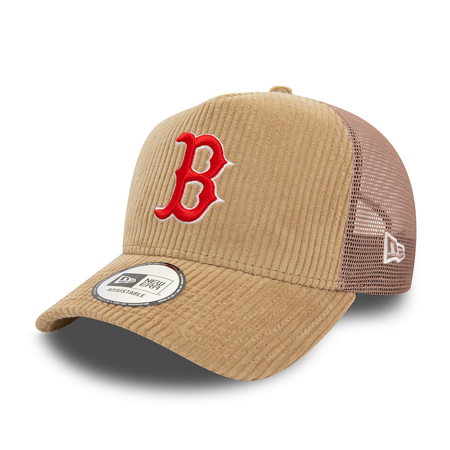 New Era - MLB  Cord - Boston Red Sox -Trucker Cap - Khaki