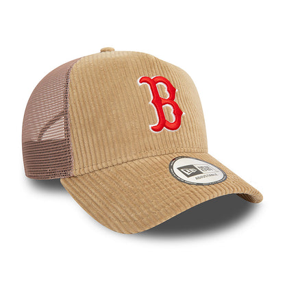 New Era - MLB  Cord - Boston Red Sox -Trucker Cap - Khaki