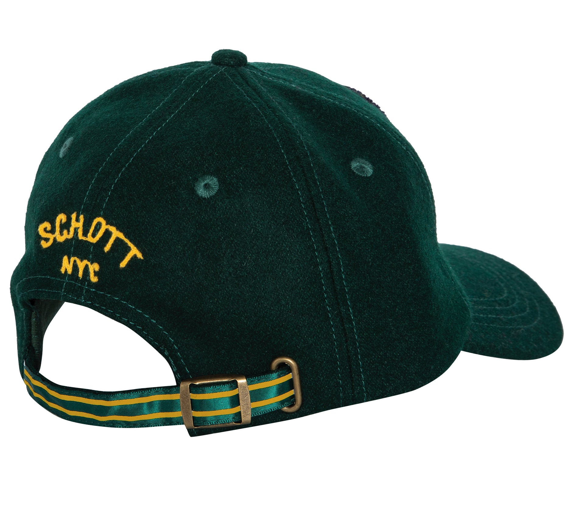 Schott - CAPRAMON - Dad Cap - Dark Green - Headz Up 