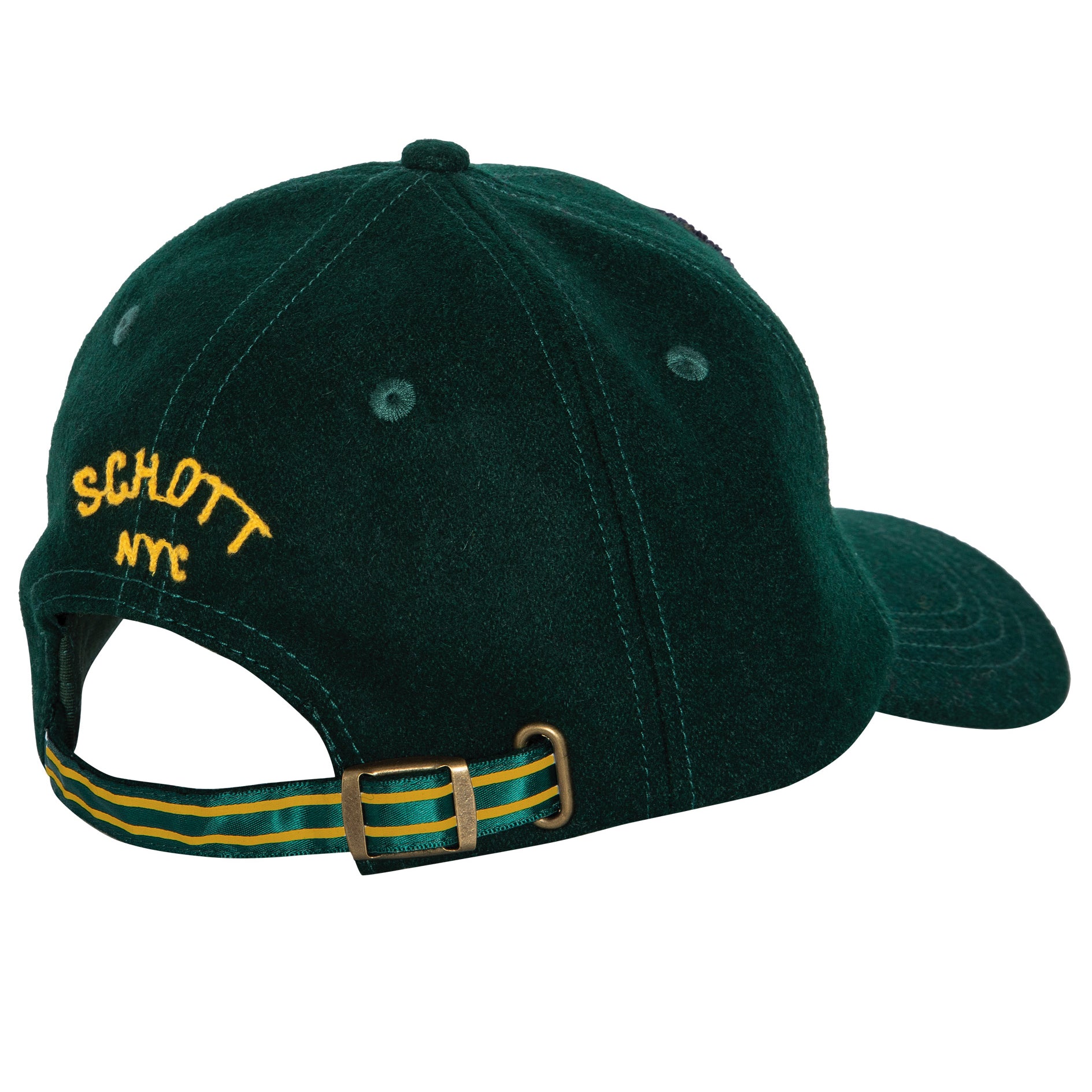 Schott - CAPRAMON - Dad Cap - Dark Green - Headz Up 