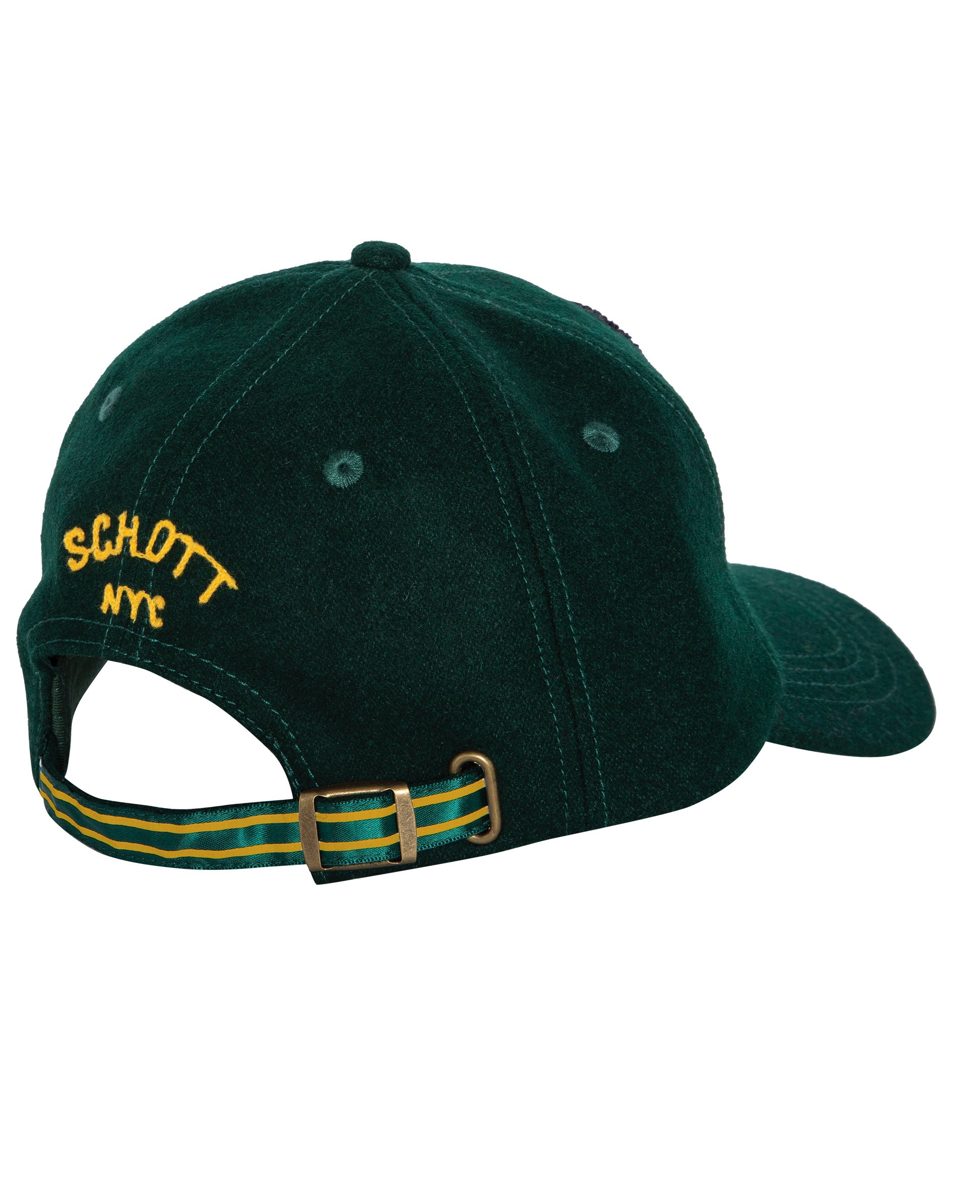 Schott - CAPRAMON - Dad Cap - Dark Green - Headz Up 