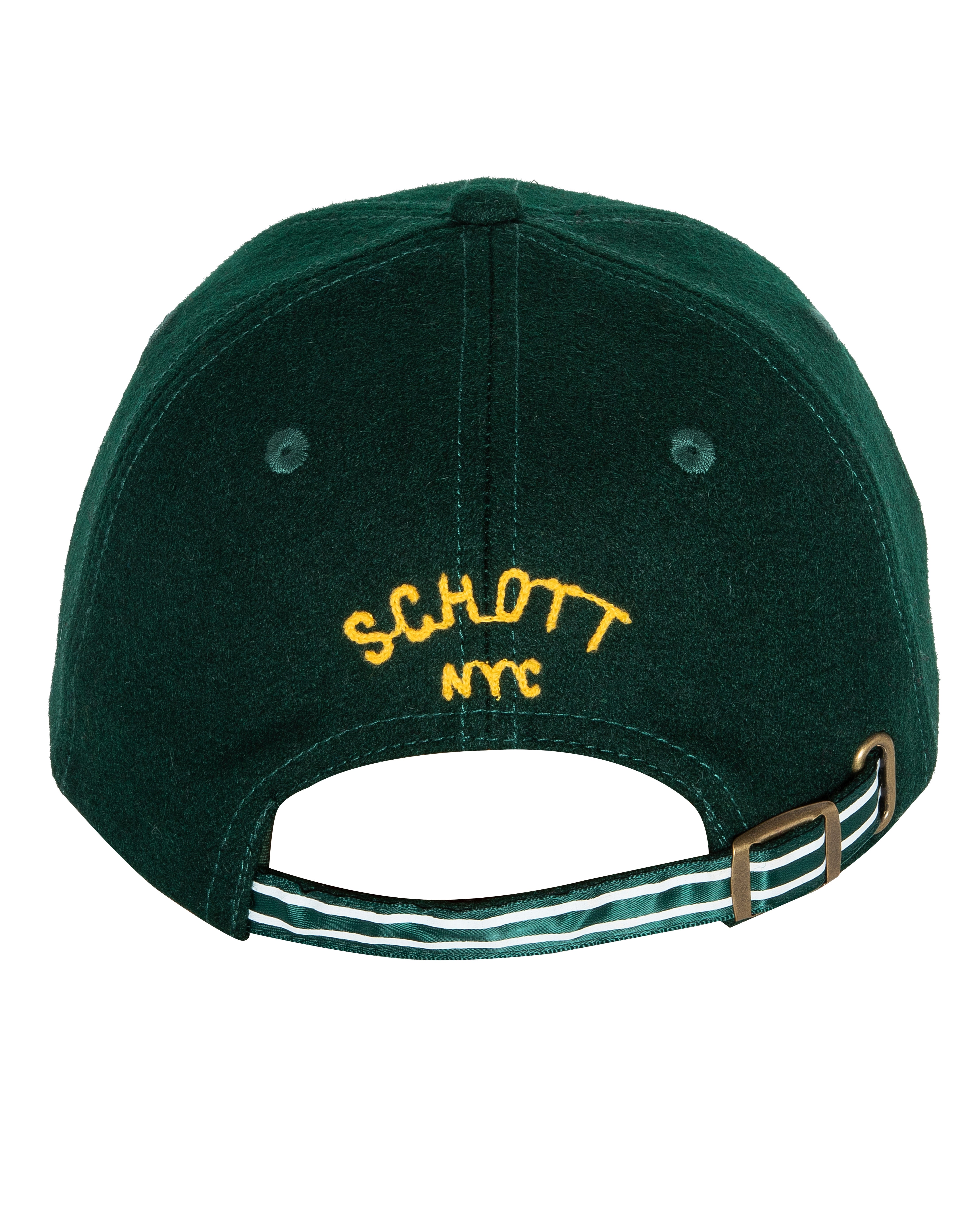 Schott - CAPRAMON - Dad Cap - Dark Green - Headz Up 