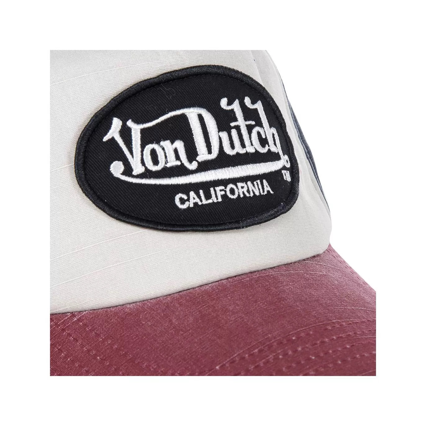Von Dutch - Oval Patch - Navy/White/Red - A-Frame Cap - Headz Up 