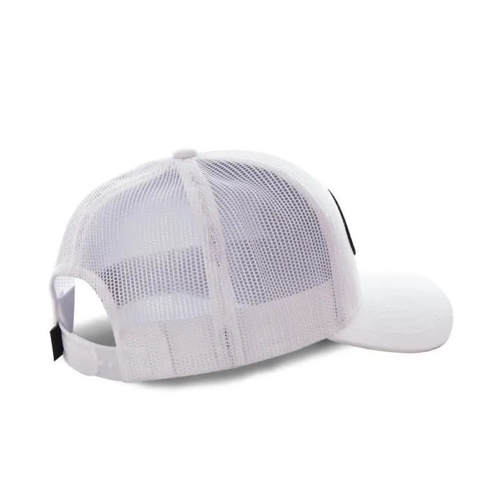 Von Dutch - Oval Patch - White Trucker Cap - Headz Up 