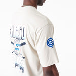 New Era - Baseball Graphic OS T-Shirt - Chicago Cubs - Stone/White - Headz Up 