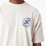 New Era - Baseball Graphic OS T-Shirt - Chicago Cubs - Stone/White - Headz Up 