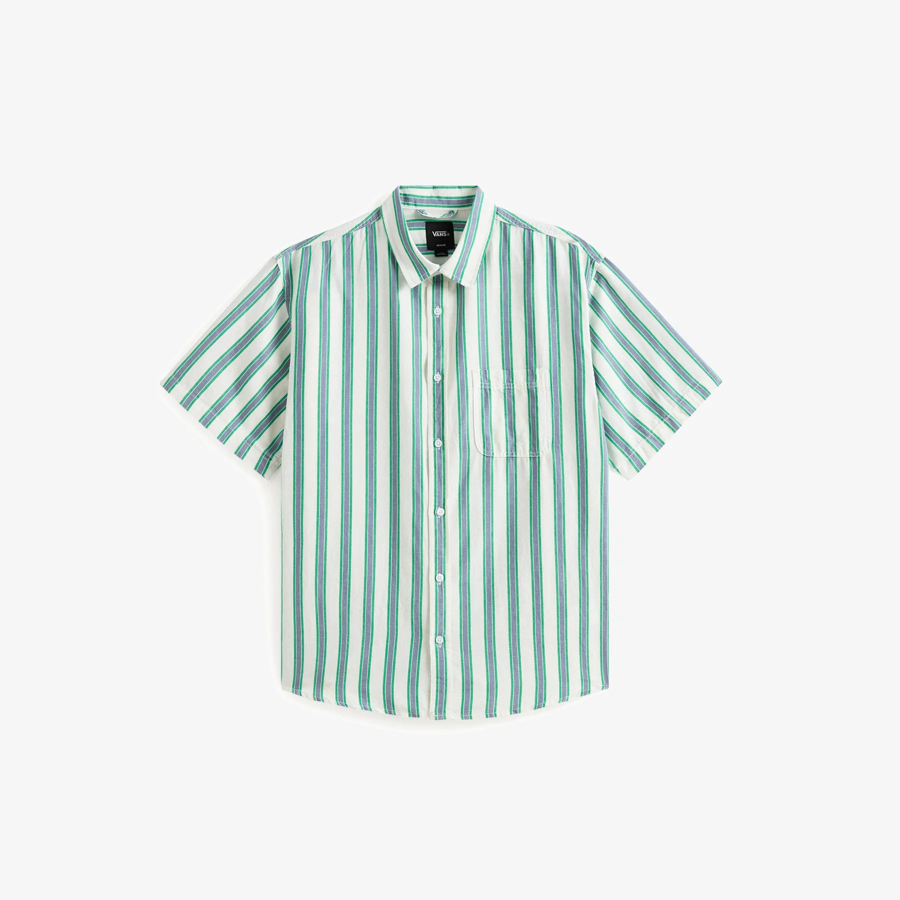 VANS - LAWSON STRIPE Shirt - White/Vivid - Headz Up 