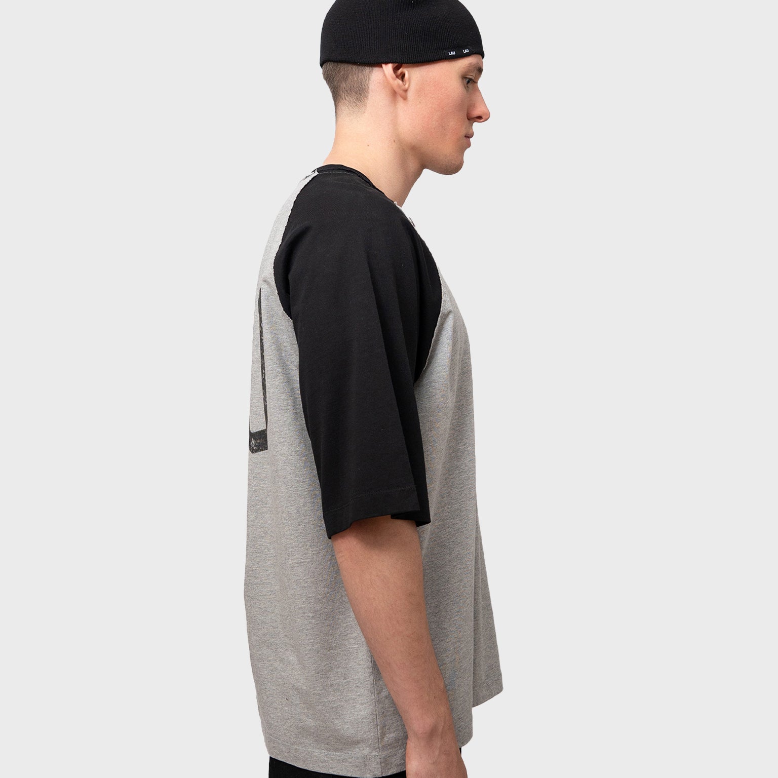 LAU LAU - Baseball Tee - Black/Grey - Headz Up 