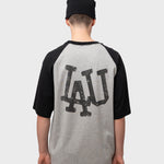 LAU LAU - Baseball Tee - Black/Grey - Headz Up 