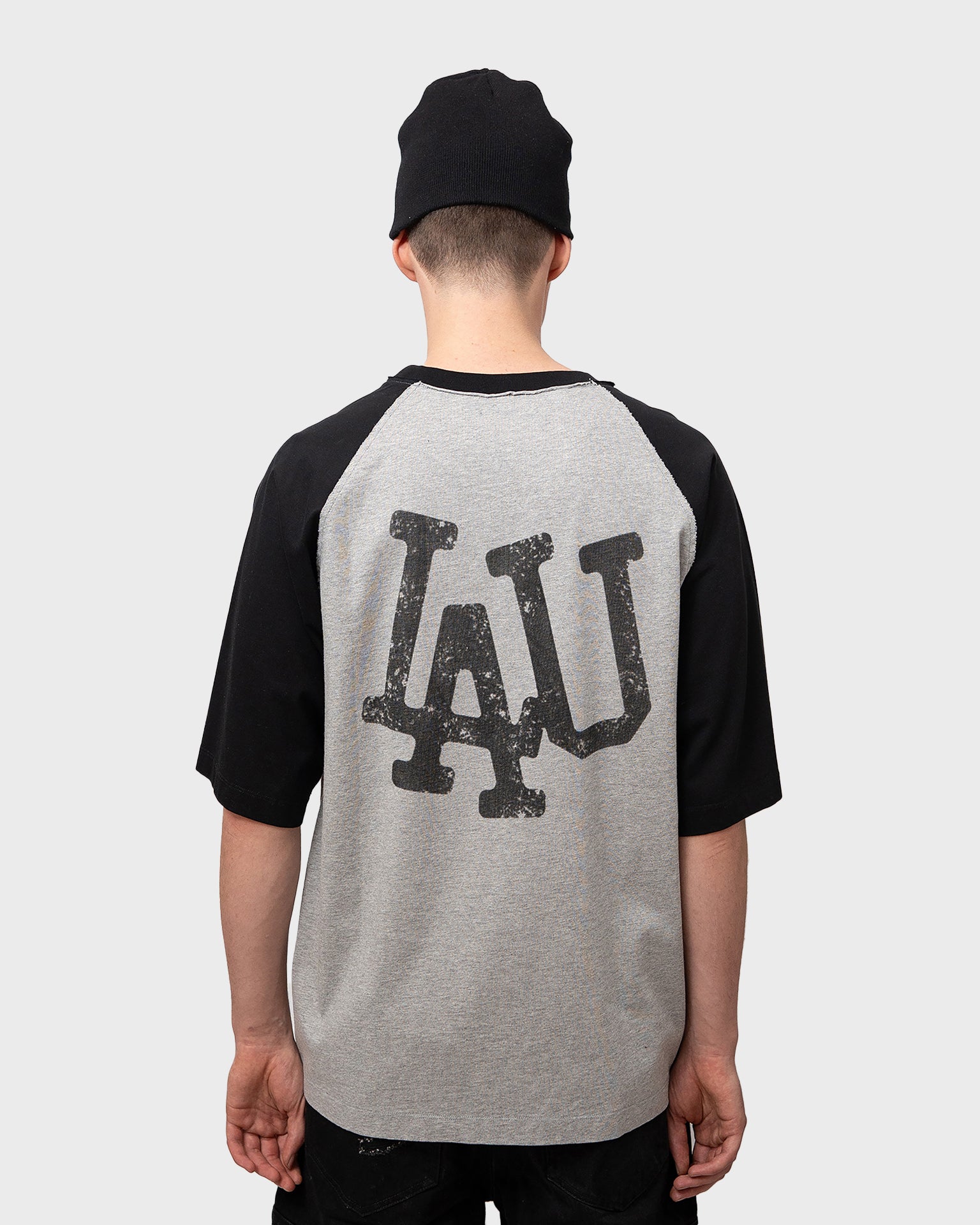 LAU LAU - Baseball Tee - Black/Grey - Headz Up 