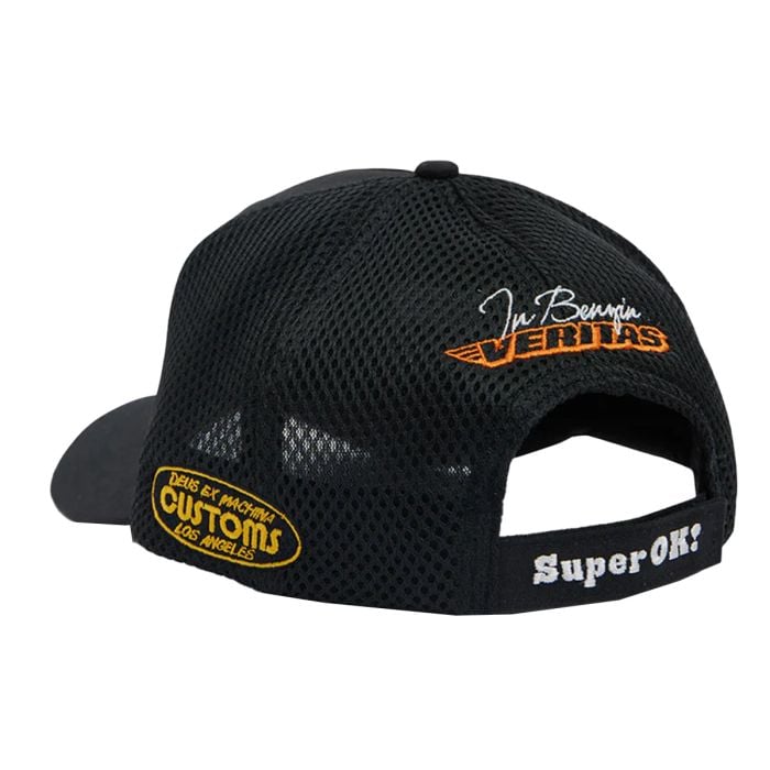 DEUS - PODIUM Trucker Cap - Black - Headz Up 