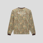 Dickies Bradenton Waffle LS T-shirt i camouflage med lange ærmer og waffle-struktur, afslappet stil, til mænd.