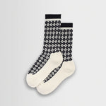 WAX LONDON - Galway Sock - Navy Ecru - Headz Up 