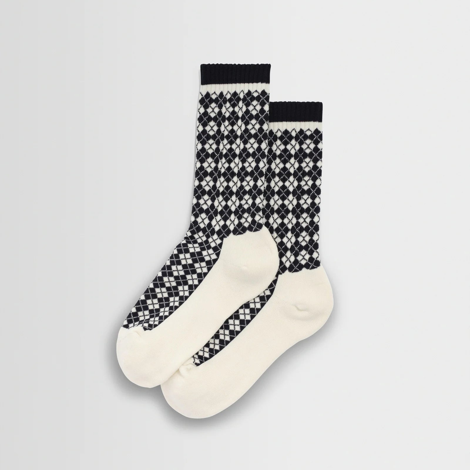WAX LONDON - Galway Sock - Navy Ecru - Headz Up 