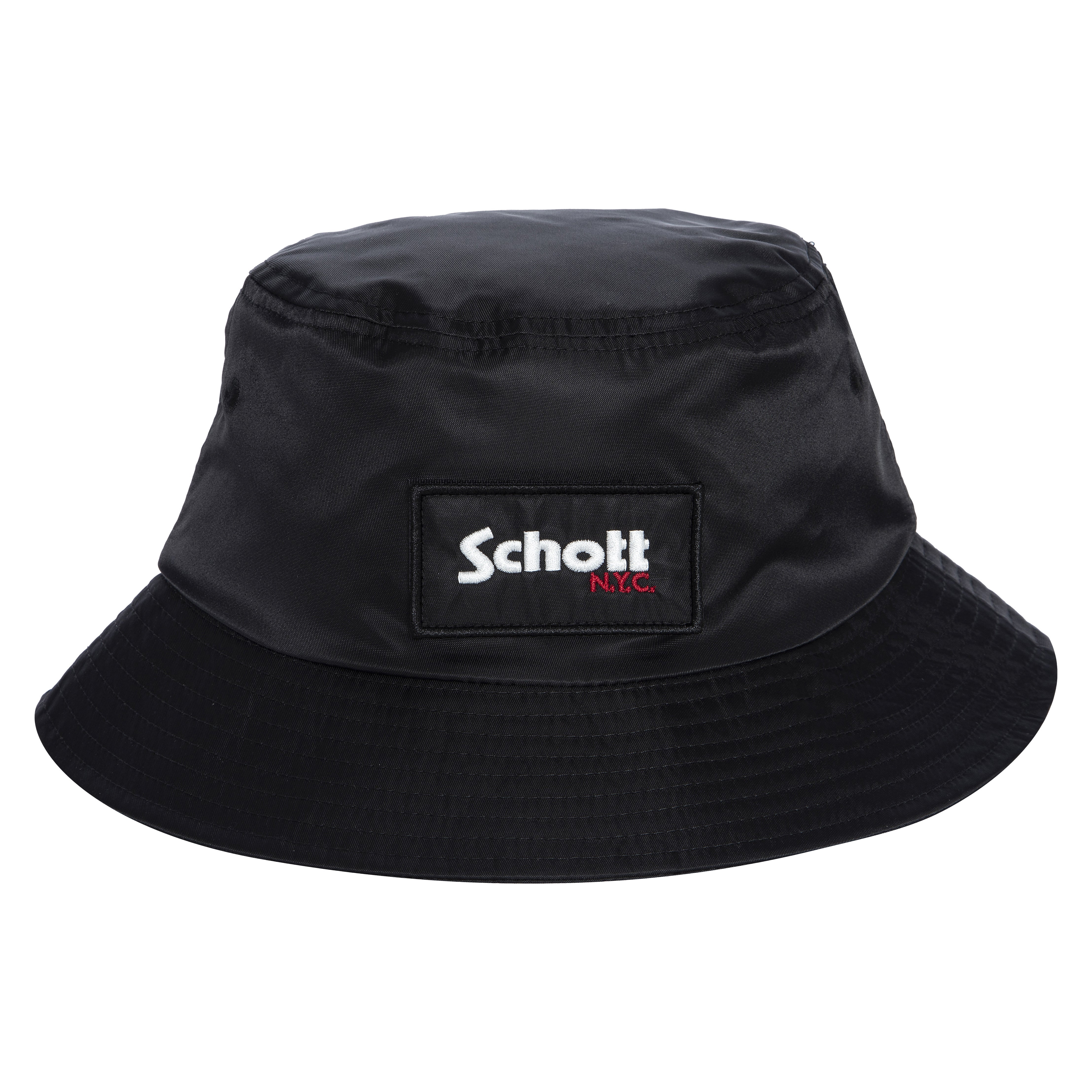Schott - HAT210H - Bucket Hat - Black - Headz Up 