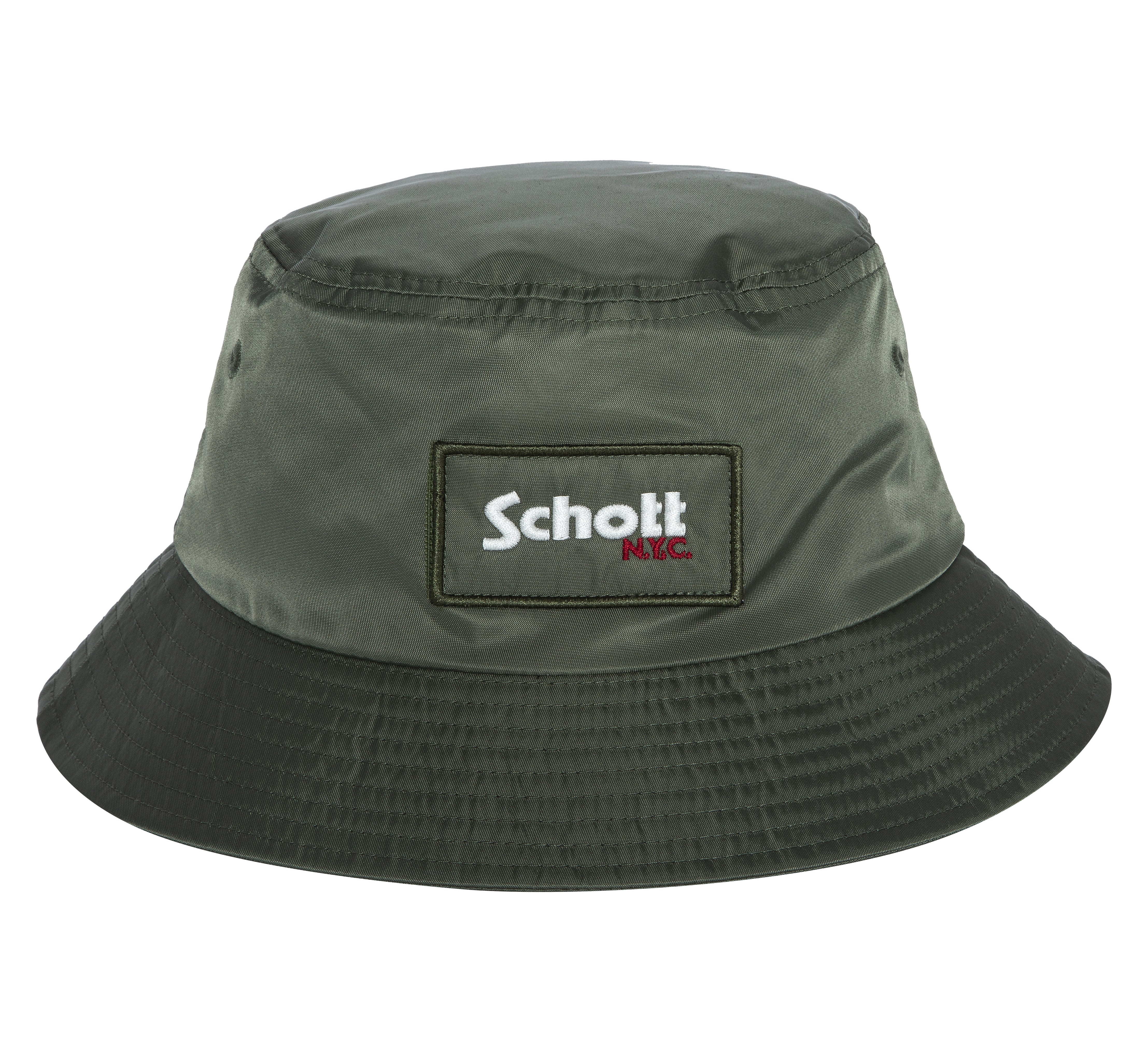 Schott - HAT210H - Bucket Hat - Olive - Headz Up 