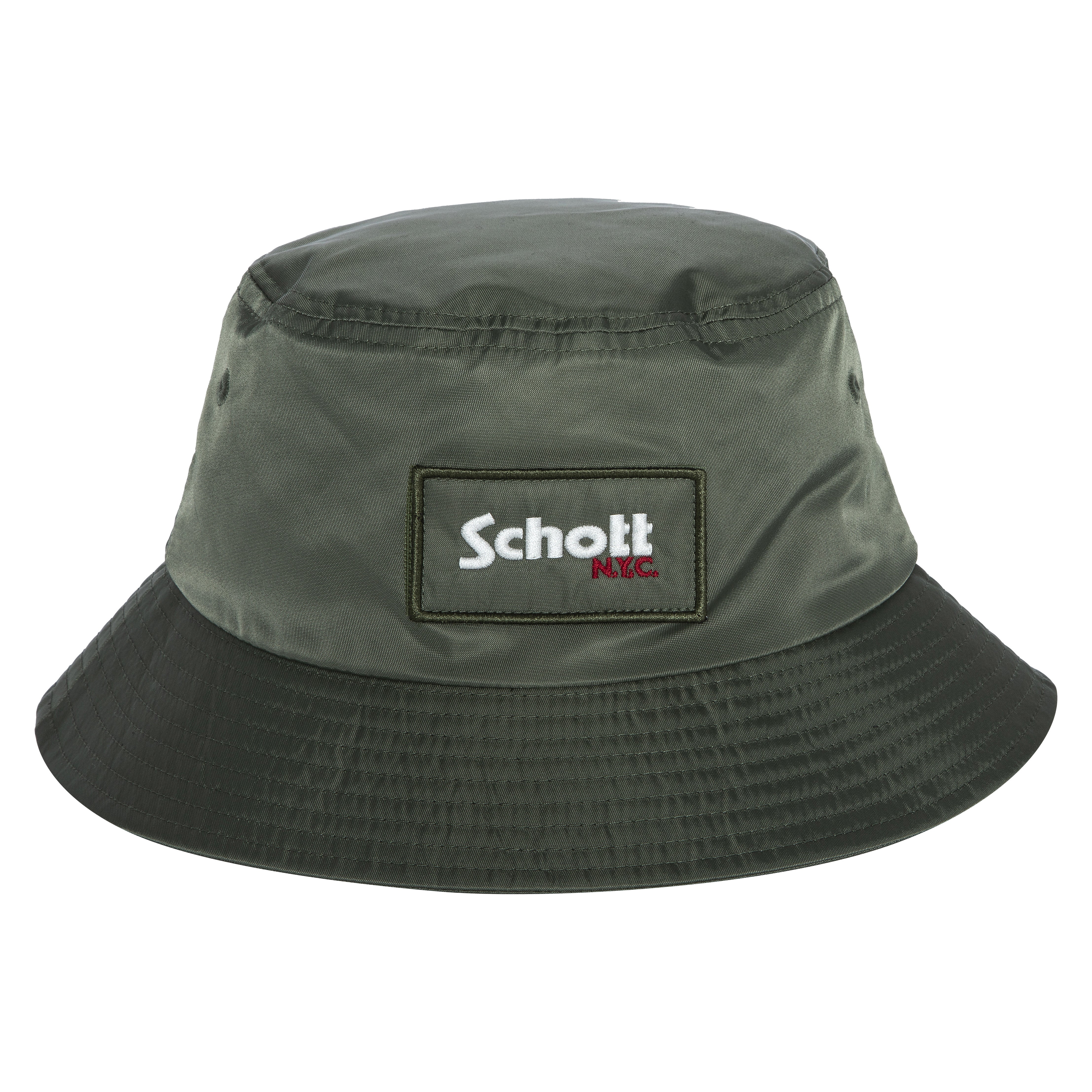 Schott - HAT210H - Bucket Hat - Olive - Headz Up 