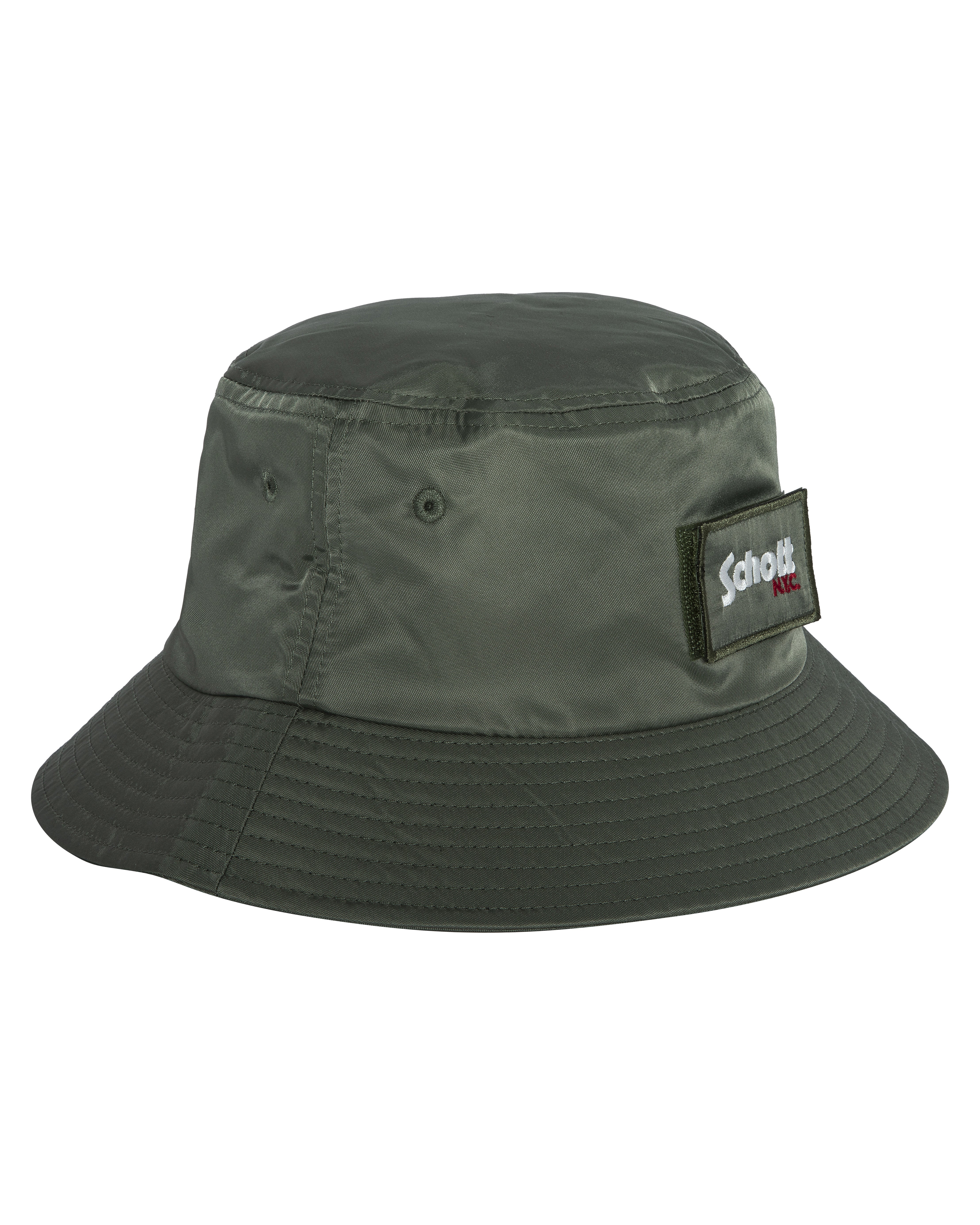 Schott - HAT210H - Bucket Hat - Olive - Headz Up 