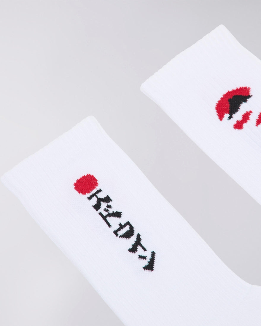 Edwin - Kamifuji Socks - White - Headz Up 