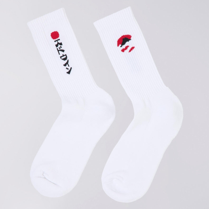 Edwin - Kamifuji Socks - White - Headz Up 