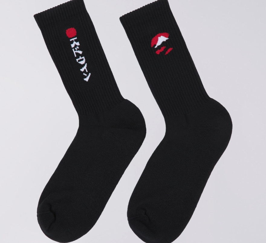 Edwin - Kamifuji Socks - Black - Headz Up 