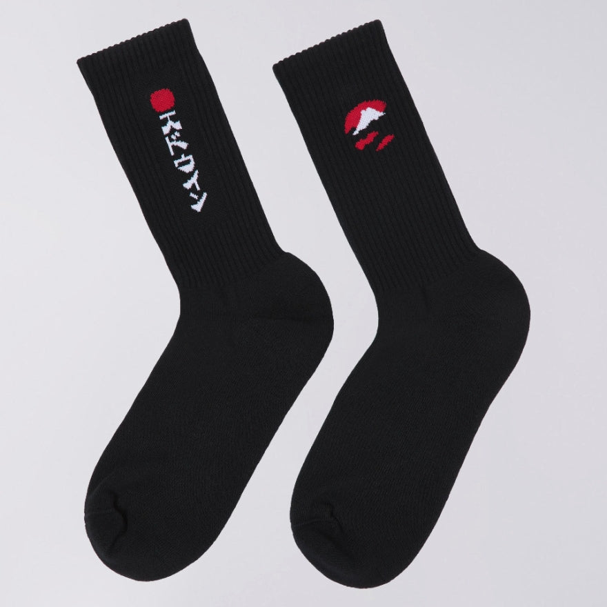 Edwin - Kamifuji Socks - Black - Headz Up 