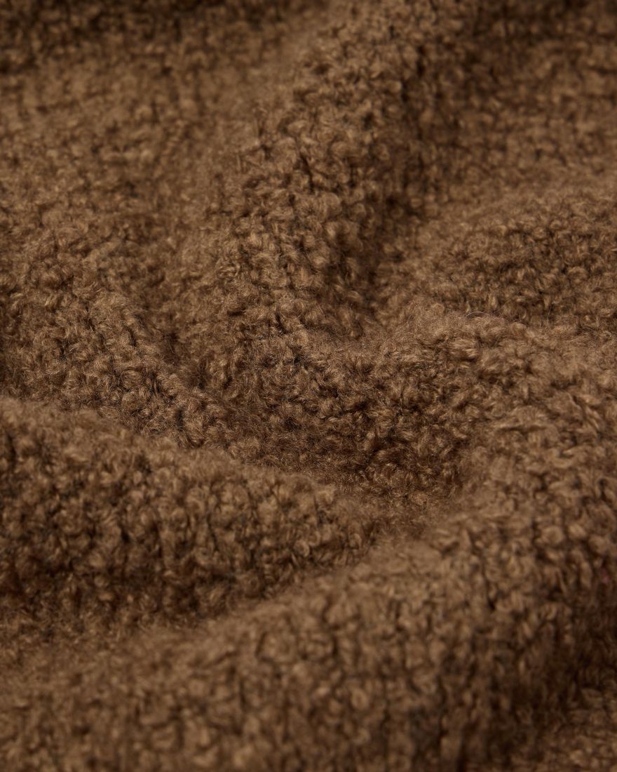 Edwin - Dun Texured Sweater - Taupe - Headz Up 