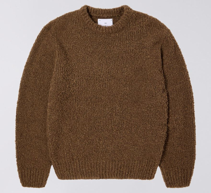Edwin - Dun Texured Sweater - Taupe - Headz Up 
