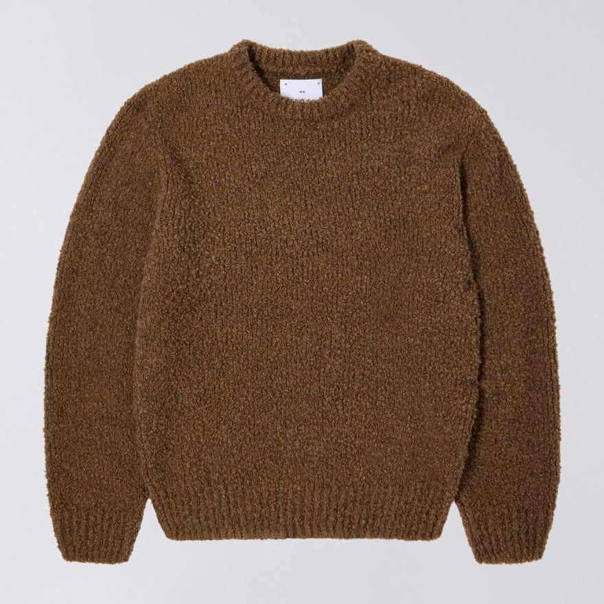 Edwin - Dun Texured Sweater - Taupe - Headz Up 